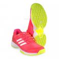 Кроссовки Теннисные Женские ADIDAS Adizero Ubersonic Красный Флуоресцентный/Белый/Жёлто-Зелёный Кроссовки Теннисные Женские ADIDAS Adizero Ubersonic Красный Флуоресцентный/Белый/Жёлто-Зелёный