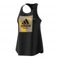 Топ Женский ADIDAS Category Graphic Чёрный/Жёлтый Топ Женский ADIDAS Category Graphic Чёрный/Жёлтый
