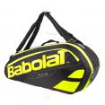 Сумка для ракеток BABOLAT RHX6 Pure Чёрный/Жёлтый Сумка для ракеток BABOLAT RHX6 Pure Чёрный/Жёлтый