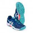Кроссовки Теннисные Юниорские ASICS Gel-Resolution 8 GS Сине-Голубой/Бирюзовый/Белый Кроссовки Теннисные Юниорские ASICS Gel-Resolution 8 GS Сине-Голубой/Бирюзовый/Белый