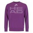 Тенниска Мужская HEAD Rally Logo Sweatshirt Лиловый Тенниска Мужская HEAD Rally Logo Sweatshirt Лиловый