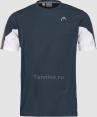 Тенниска Мужская HEAD Club Tech T-Shirt Сине-Серый/Белый Тенниска Мужская HEAD Club Tech T-Shirt Сине-Серый/Белый