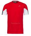 Тенниска Мужская HEAD Club Tech T-Shirt Красный/Белый Тенниска Мужская HEAD Club Tech T-Shirt Красный/Белый