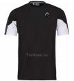 Тенниска Мужская HEAD Club Tech T-Shirt Чёрный Тенниска Мужская HEAD Club Tech T-Shirt Чёрный