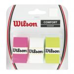  WILSON Pro Overgrip x3 Green/Pink/White
