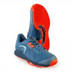Кроссовки Теннисные Мужские HEAD Sprint Pro 3.5 Clay Синий/Темно-Синий/Оранжевый