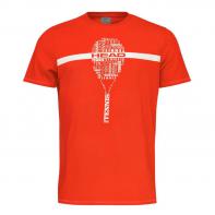 Тенниска Мужская HEAD Typo T-Shirt M Оранжевый Принт