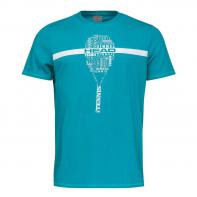 Тенниска Мужская HEAD Typo T-Shirt M Бирюзовый Принт